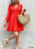 V-Neck Mini Dress Lennon